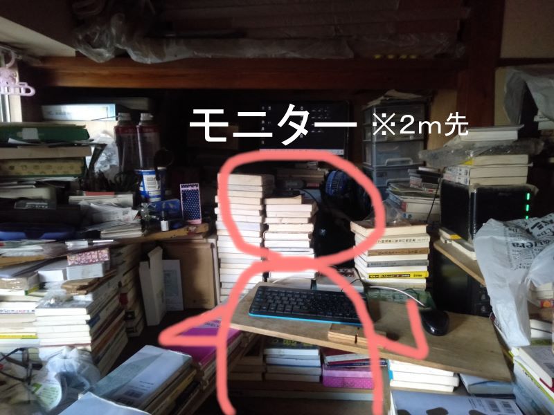 2026/07/19のスタンディングデスクでの作業環境